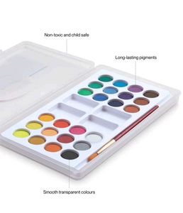 Camel Water Colour Cakes - 24 Shades