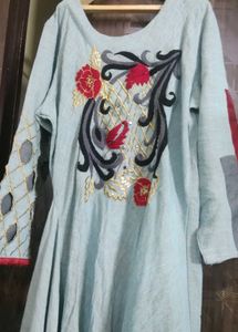 Embroidered High low Kurta