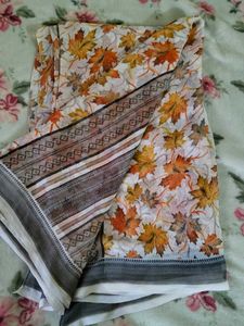 Autumn Leaves Saree