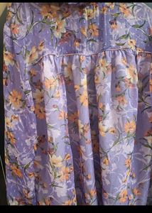 Purple Top With Beautiful Sleeves
