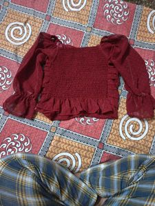 Maroon Top