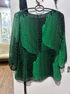 Zishen Layered Chiffon Top