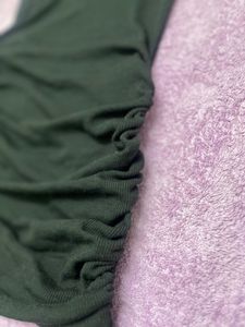 Black Ruched Drawstring Bodycon Mini Dress