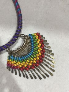 Rainbow Statement Necklace