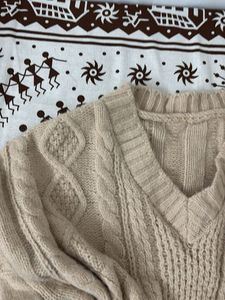 Cable Knit Sweater Vest