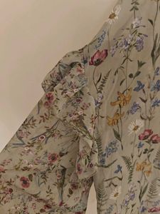 Floral printed blouse