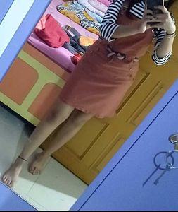 One Piece😍🔥crop Top With Dungree