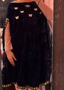 Style Navy Blue Cape