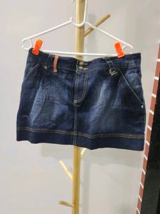 Short Denim Skirt