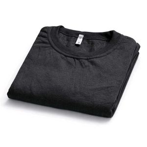 Black Cotton Crewneck Tee