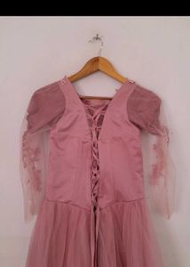 Dusty Rose Corset Dress