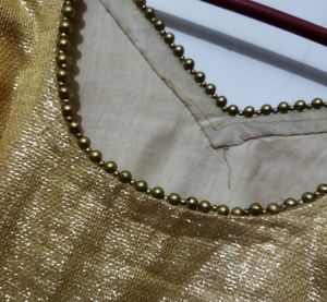Golden Ethnic Top