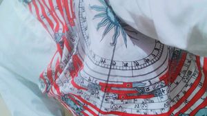Red White Asymmetrical Shirt