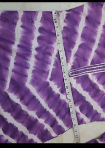 Purple Tie-Dye Kurta Set