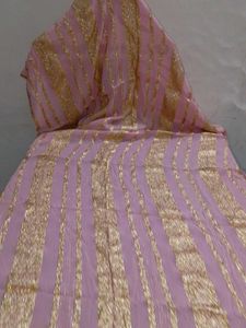 Pink Kurta paint dupatta 🩷