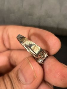 Blue Diamond Ring