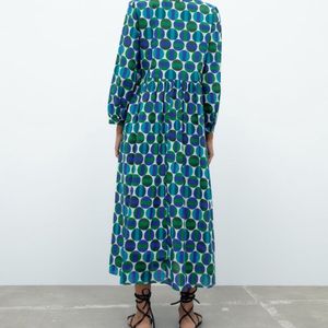 Limited Edition Bohemian Cotton Printed Zara Dress
