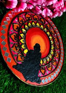 Handcrafted Mandala Wall Art - Shri Swami Samarth