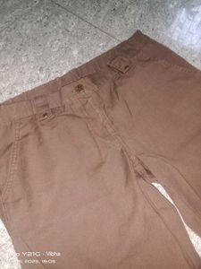 Brown Casual Pants