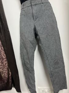Gray Cropped Trousers