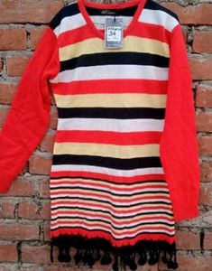 Striped Tunic Sweater