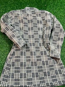 Retro Plaid Coat unused brand new