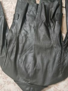 Black Leather Blazer