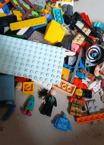 Building bricks and old toys