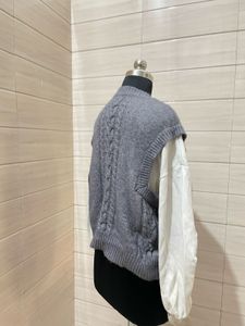 Korean Imported Cable Knit Sweater Vest