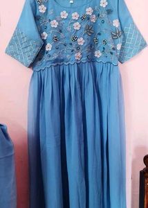 Elegant Blue Kurta Set