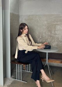 Zara High Waist Elegant Black Trousers