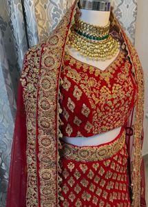 Red Bridal Lehenga Choli