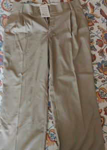 Thevasa Khaki Olive Trousers Size 32 - New with Ta