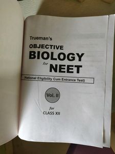 Trueman&#39;s Objective Biology For NEET Ug Vol 1 And 2