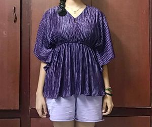 Purple Kaftan Style Dress