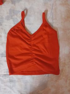 Beautiful ❤️ Red Trendy Top On Sale