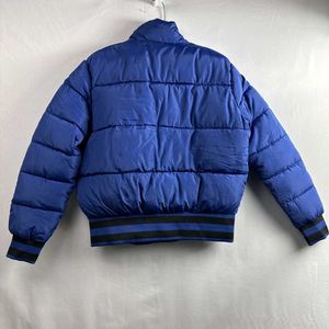 FASHION NOVA Blue Puffer Jacket