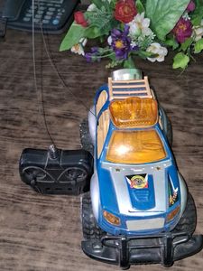 🆕 Vintage RC Truck - Blue &amp; Silver