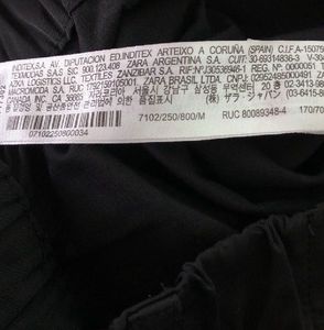 Extra Wide Leg Black Pants-ZARA (Brand New