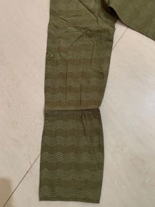 Elegant Olive Green Kurta
