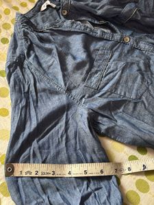 Chambray Tunic Blouse