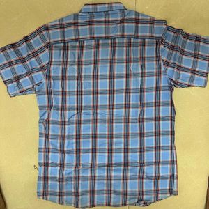 Allen Solly Blue Plaid Shirt