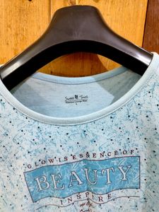 Light Blue Graphic Tee