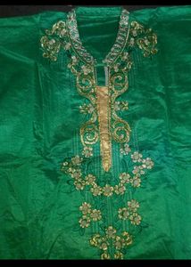 Embroidered Green Salwar Kameez