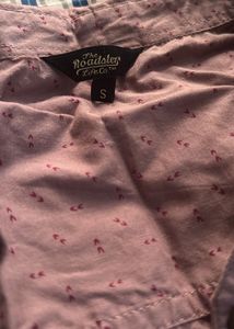 WOMEN MAUVE Patterned Shirt