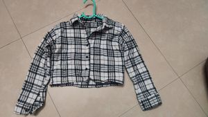Cropped Plaid Flannel