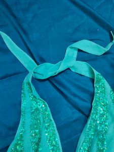 Party Wear Top , Stylish Back, Sequence Work