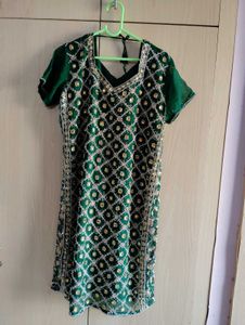 HEAVY WORK KURTI SET