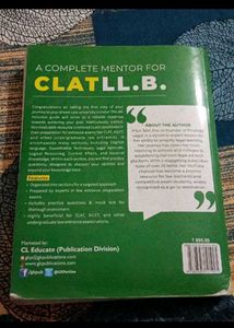 CLAT LL.B. Mentor Book