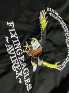 Black Bomber Jacket with U.S. Patch